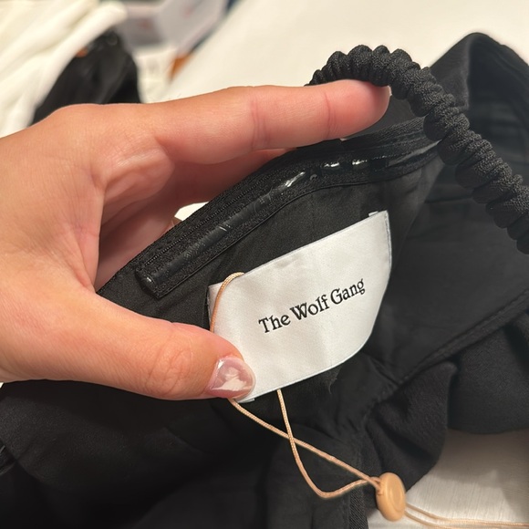 NWT The Wolf Gang Flores Rose Bustier in Noir - Picture 7 of 8